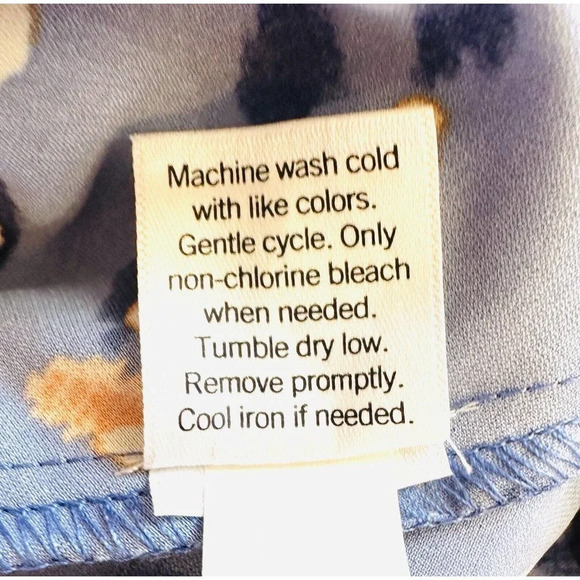 NWT NINE WEST Women Short Sleeve Pullover One Shoulder Belted Blue Dress Size 4X - Picture 15 of 15